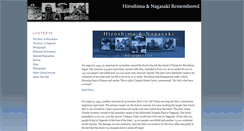 Desktop Screenshot of hiroshima-remembered.com